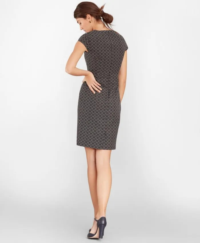 Brooks Brothers Dresses Floral Jacquard Sheath Dress Black 8211 Women Brooks Brothers Dresses Floral Jacquard Sheath Dress Black 8211 Women