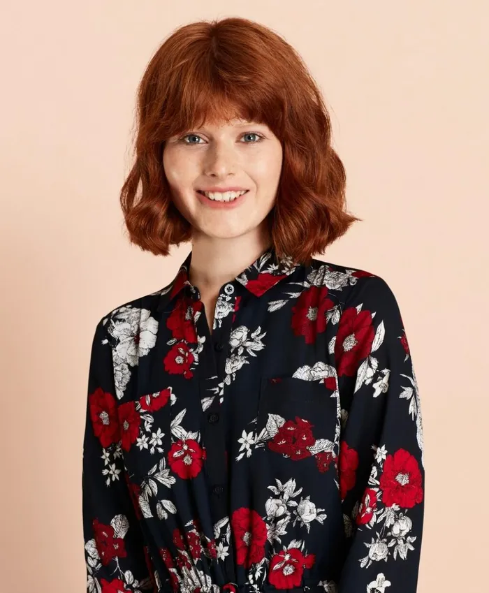 Brooks Brothers Dresses FloralPrint Crepe Shirt Dress Navymulti 8211 Women Brooks Brothers Dresses FloralPrint Crepe Shirt Dress Navymulti 8211 Women