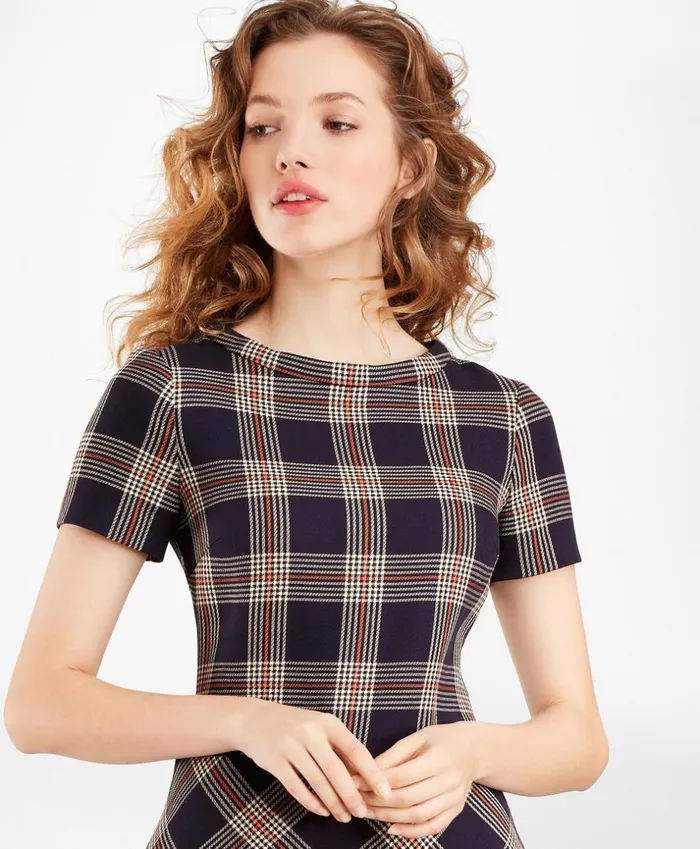 Brooks Brothers Dresses Plaid Dress Navy 8211 Women Brooks Brothers Dresses Plaid Dress Navy 8211 Women