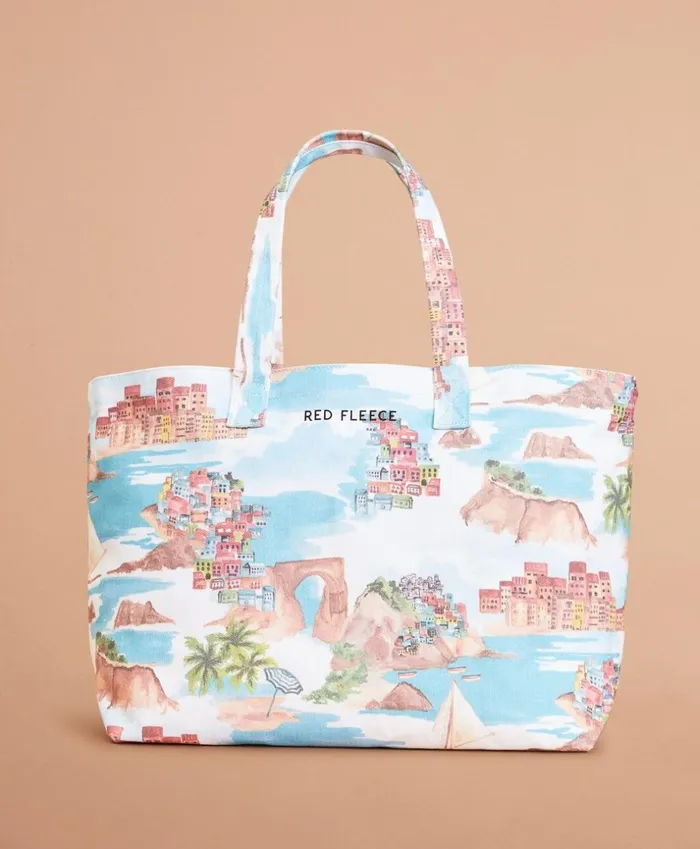 Brooks Brothers Handbags and Wallets TropicalPrint Canvas Tote Bag Whitemulti 8211 Women Brooks Brothers Handbags and Wallets TropicalPrint Canvas Tote Bag Whitemulti 8211 Women