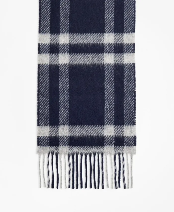 Brooks Brothers Hats Gloves and Scarves Navy Tartan Scarf Navy 8211 Men Brooks Brothers Hats Gloves and Scarves Navy Tartan Scarf Navy 8211 Men