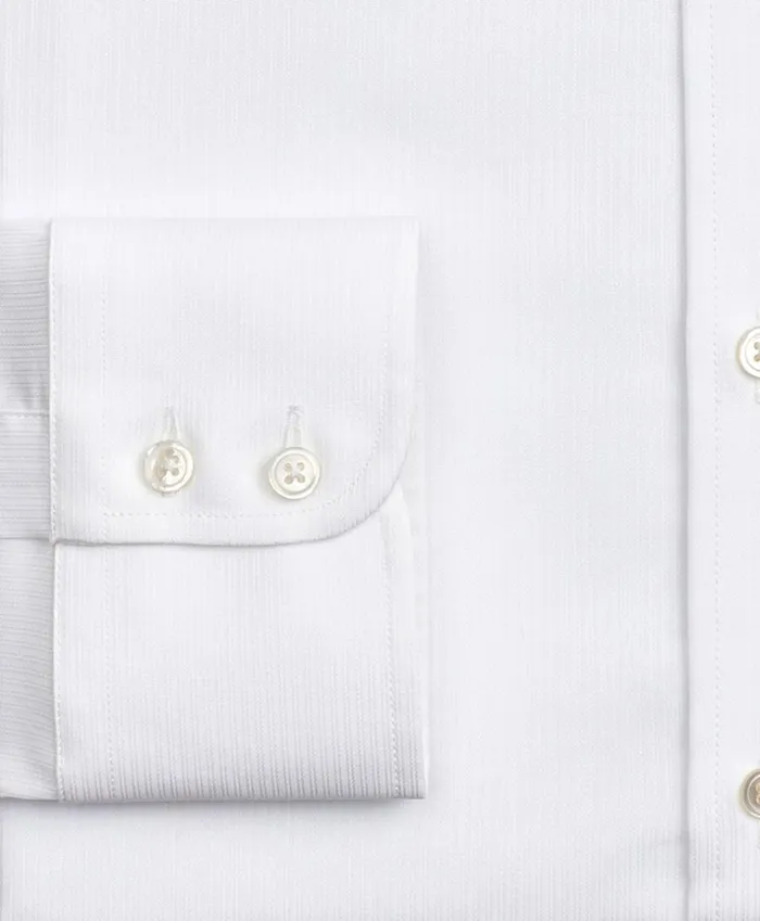 Brooks Brothers Luxury Shirts Luxury Collection Milano SlimFit Dress Shirt ButtonDown Collar SelfStripe White 8211 Men Brooks Brothers Luxury Shirts Luxury Collection Milano SlimFit Dress Shirt ButtonDown Collar SelfStripe White 8211 Men