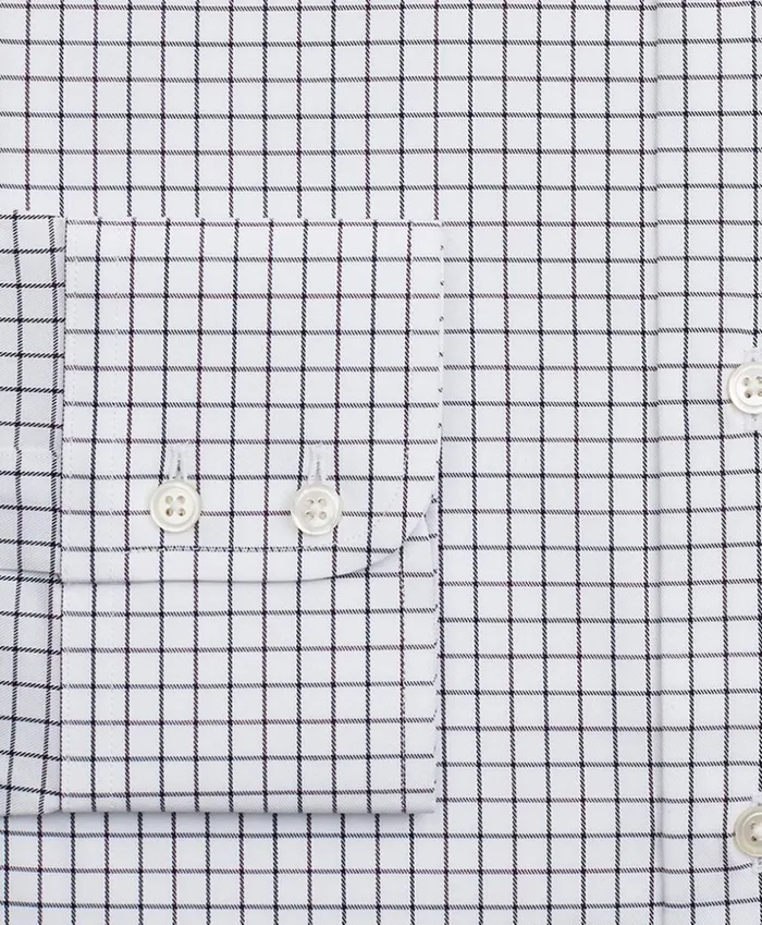 Brooks Brothers Luxury Shirts Luxury Collection Regent Fitted Dress Shirt Franklin Spread Collar Fine Windowpane White 8211 Men Brooks Brothers Luxury Shirts Luxury Collection Regent Fitted Dress Shirt Franklin Spread Collar Fine Windowpane White 8211 Men