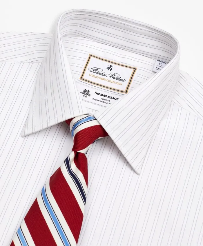 Brooks Brothers Luxury Shirts Luxury Collection Regent Fitted Dress Shirt Franklin Spread Collar Stripe White 8211 Men Brooks Brothers Luxury Shirts Luxury Collection Regent Fitted Dress Shirt Franklin Spread Collar Stripe White 8211 Men