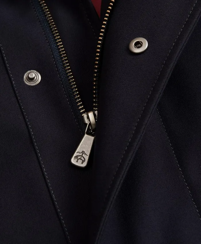 Brooks Brothers Outerwear Bonded Twill Hooded Topcoat Navy 8211 Men Brooks Brothers Outerwear Bonded Twill Hooded Topcoat Navy 8211 Men