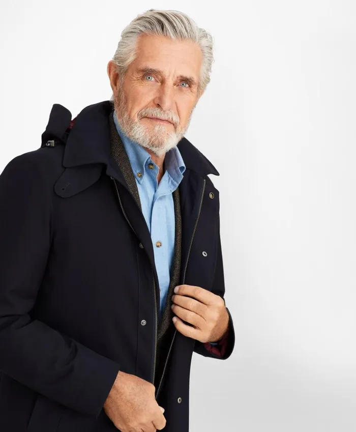Brooks Brothers Outerwear Bonded Twill Hooded Topcoat Navy 8211 Men Brooks Brothers Outerwear Bonded Twill Hooded Topcoat Navy 8211 Men