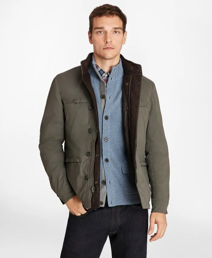 Brooks Brothers Outerwear Reversible Leather Jacket Dark Brown 8211 Men Brooks Brothers Outerwear Reversible Leather Jacket Dark Brown 8211 Men