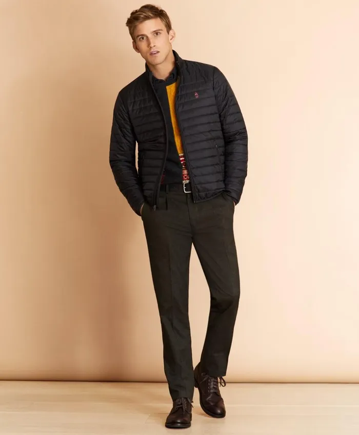 Brooks Brothers Outerwear WaterResistant Puffer Jacket Black 8211 Men Brooks Brothers Outerwear WaterResistant Puffer Jacket Black 8211 Men