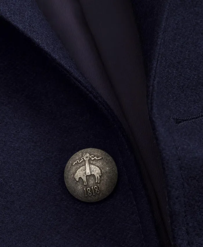 Brooks Brothers Outerwear WoolBlend Topcoat Navy 8211 Men Brooks Brothers Outerwear WoolBlend Topcoat Navy 8211 Men