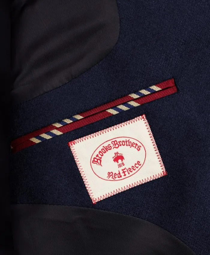 Brooks Brothers Outerwear WoolBlend Topcoat Navy 8211 Men Brooks Brothers Outerwear WoolBlend Topcoat Navy 8211 Men