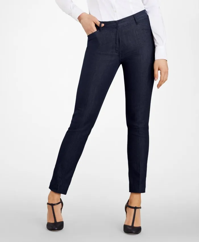 Brooks Brothers Pants Skirts and Shorts SlimFit Denim Pants Indigo 8211 Women Brooks Brothers Pants Skirts and Shorts SlimFit Denim Pants Indigo 8211 Women