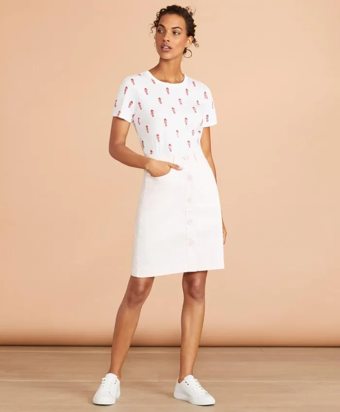 Brooks Brothers Pants Skirts and Shorts StretchCotton Sateen ButtonFront Skirt Light Pink 8211 Women Brooks Brothers Pants Skirts and Shorts StretchCotton Sateen ButtonFront Skirt Light Pink 8211 Women