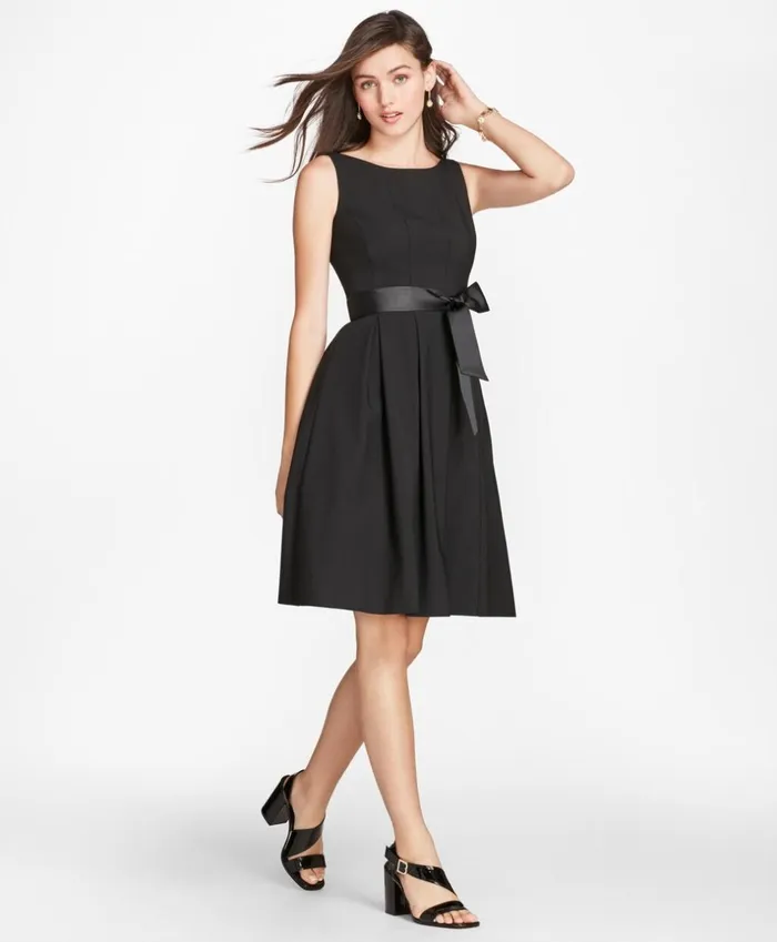 Brooks Brothers Petites Petite Stretch Wool Crepe Flared Tuxedo Dress Black 8211 Women Brooks Brothers Petites Petite Stretch Wool Crepe Flared Tuxedo Dress Black 8211 Women