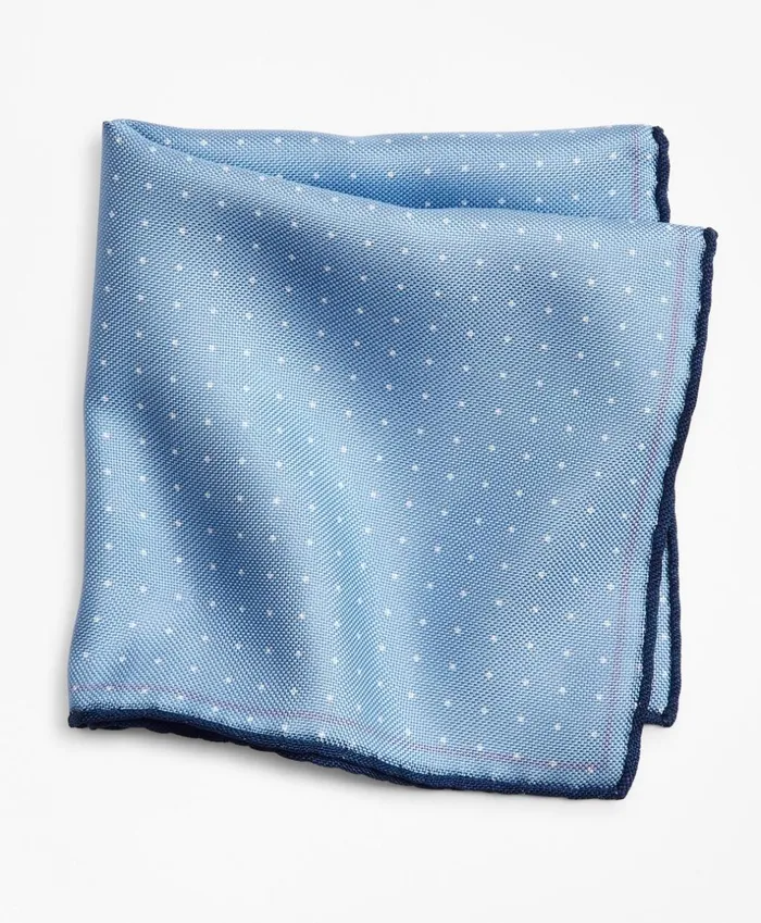 Brooks Brothers Pocket Squares and Handkerchiefs Seagull And Dot Pocket Square Light Blue 8211 Men Brooks Brothers Pocket Squares and Handkerchiefs Seagull And Dot Pocket Square Light Blue 8211 Men