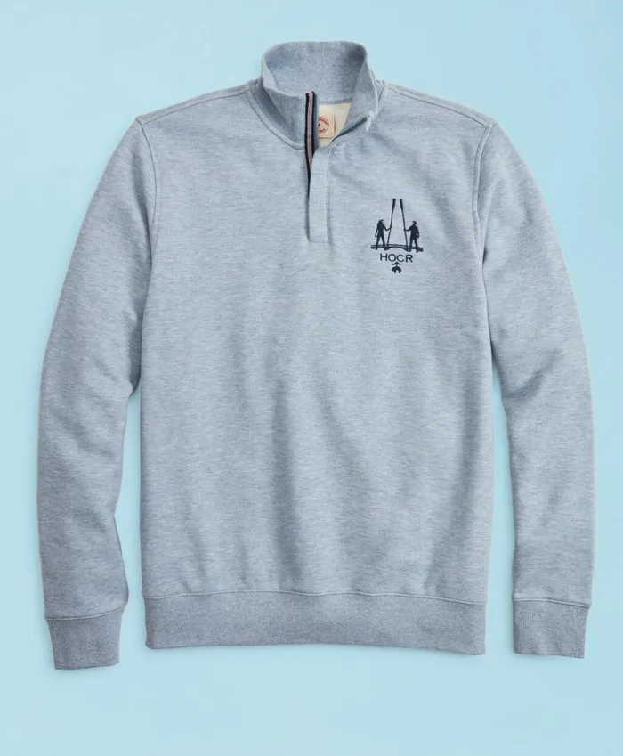 Brooks Brothers Polos and TShirts Head Of The Charles Regatta Pique HalfZip Fleece Sweatshirt Light Blue 8211 Men Brooks Brothers Polos and TShirts Head Of The Charles Regatta Pique HalfZip Fleece Sweatshirt Light Blue 8211 Men