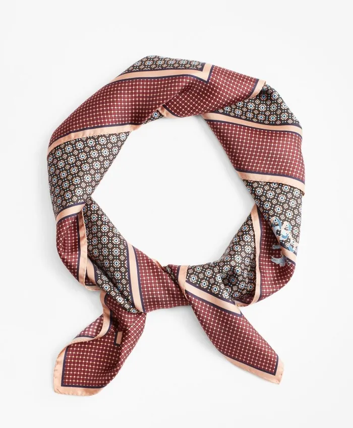 Brooks Brothers Scarves Hats and Gloves Foulard Silk Square Scarf Purple Multi 8211 Women Brooks Brothers Scarves Hats and Gloves Foulard Silk Square Scarf Purple Multi 8211 Women