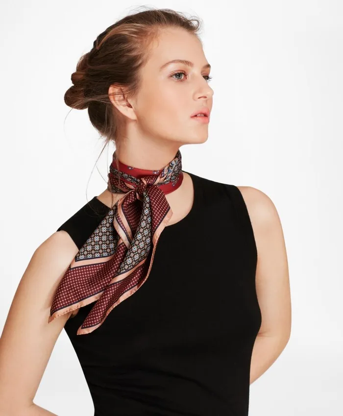 Brooks Brothers Scarves Hats and Gloves Foulard Silk Square Scarf Purple Multi 8211 Women Brooks Brothers Scarves Hats and Gloves Foulard Silk Square Scarf Purple Multi 8211 Women