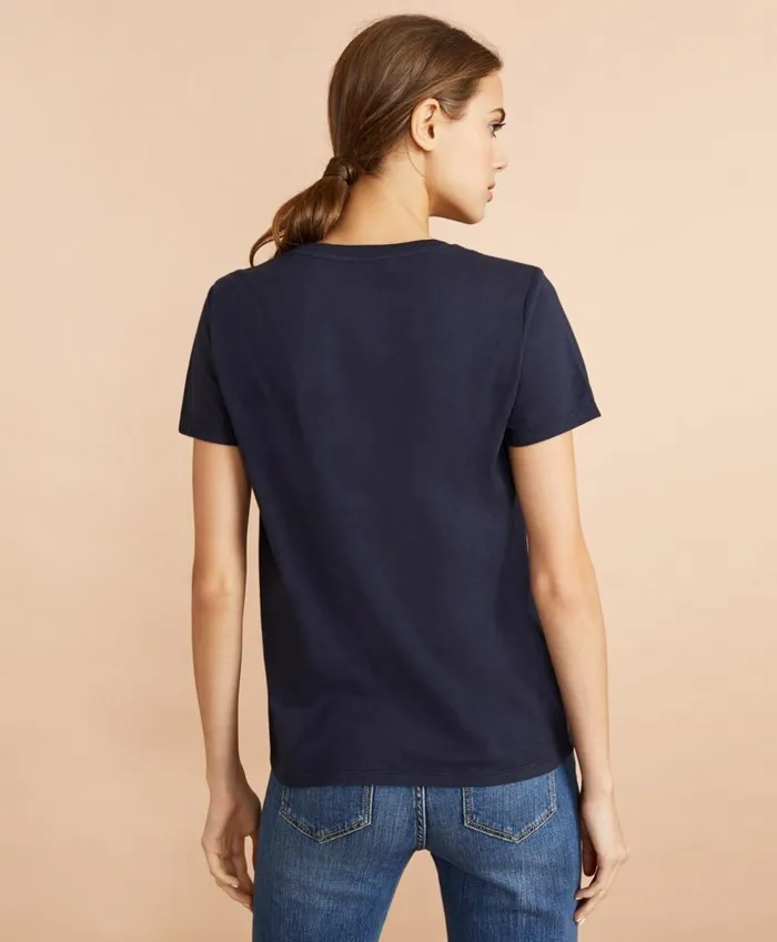 Brooks Brothers Shirts and Tops Crewneck TShirt Navy 8211 Women Brooks Brothers Shirts and Tops Crewneck TShirt Navy 8211 Women