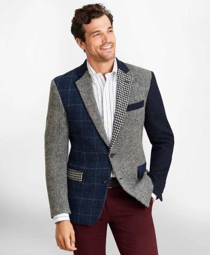 Brooks Brothers Sport Coats and Vests Regent Fit Harris Tweed Mixed Pattern Sport Coat Multi 8211 Men Brooks Brothers Sport Coats and Vests Regent Fit Harris Tweed Mixed Pattern Sport Coat Multi 8211 Men