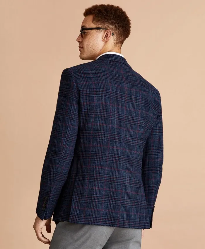 Brooks Brothers Sport Coats and Vests WoolBlend Plaid Sport Coat Navy 8211 Men Brooks Brothers Sport Coats and Vests WoolBlend Plaid Sport Coat Navy 8211 Men