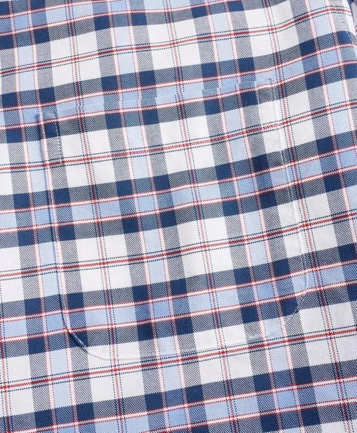 Brooks Brothers Sport Shirts Regent Fit Oxford Blue And Red Plaid Sport Shirt Blue 8211 Men Brooks Brothers Sport Shirts Regent Fit Oxford Blue And Red Plaid Sport Shirt Blue 8211 Men