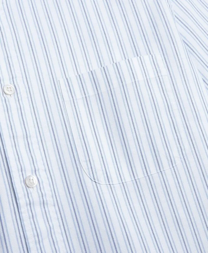 Brooks Brothers Sport Shirts Regent Fit Oxford DoubleStripe Sport Shirt Blue 8211 Men Brooks Brothers Sport Shirts Regent Fit Oxford DoubleStripe Sport Shirt Blue 8211 Men