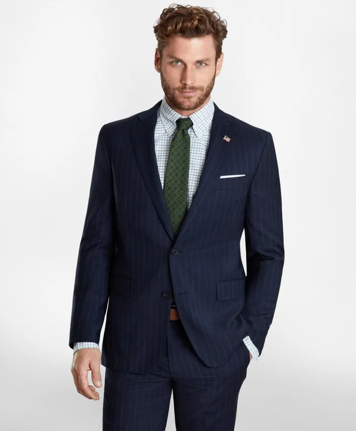 Brooks Brothers Suits Regent Fit Pinstripe 1818 Suit Navy 8211 Men Brooks Brothers Suits Regent Fit Pinstripe 1818 Suit Navy 8211 Men