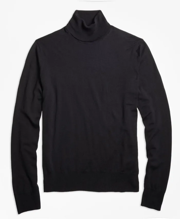 Brooks Brothers Sweaters BrooksTech Merino Wool Turtleneck Sweater Black 8211 Men Brooks Brothers Sweaters BrooksTech Merino Wool Turtleneck Sweater Black 8211 Men
