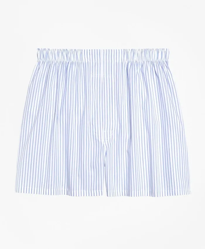 Brooks Brothers Underwear and Socks Traditional Fit Ground Stripe Boxers White 8211 Men Brooks Brothers Underwear and Socks Traditional Fit Ground Stripe Boxers White 8211 Men
