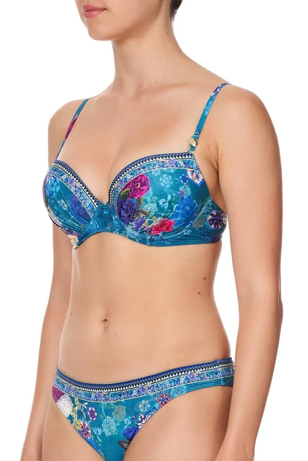Camilla Bikinis Women Moulded Plunge Bra Lunar Gazing