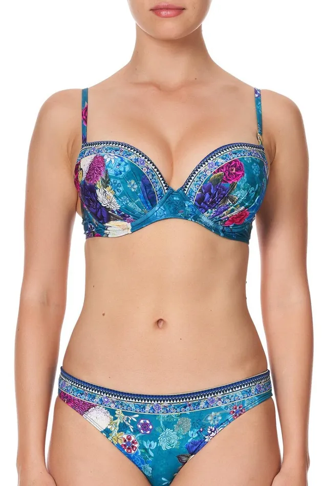 Camilla Bikinis Women Moulded Plunge Bra Lunar Gazing