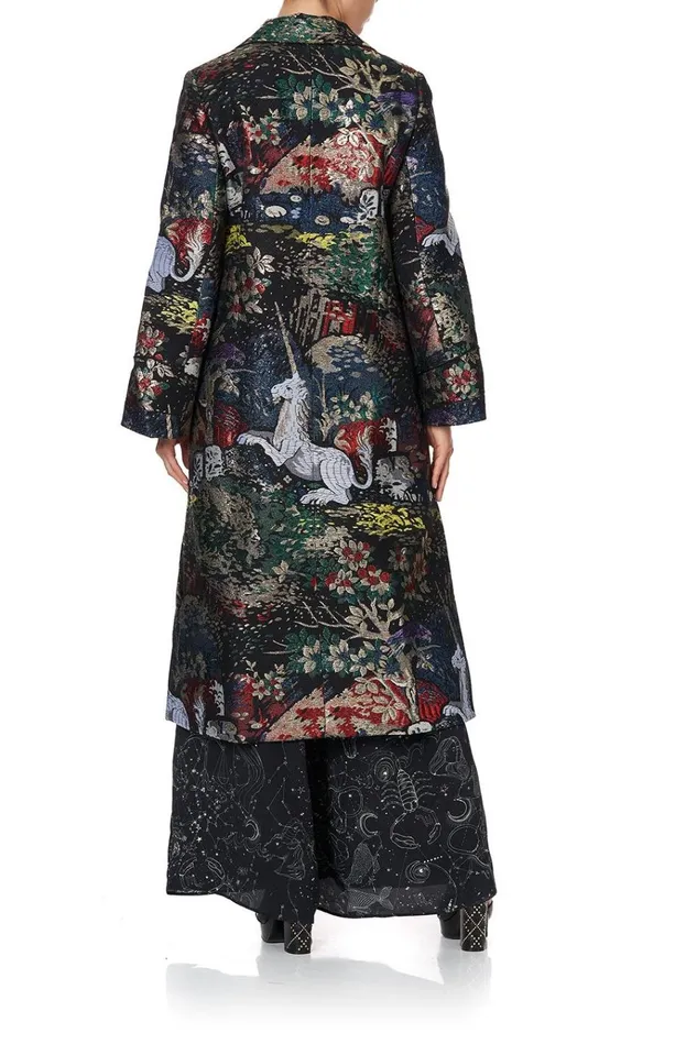 Camilla Jackets Women Long Jacket With Side Splits Midnight Moon House