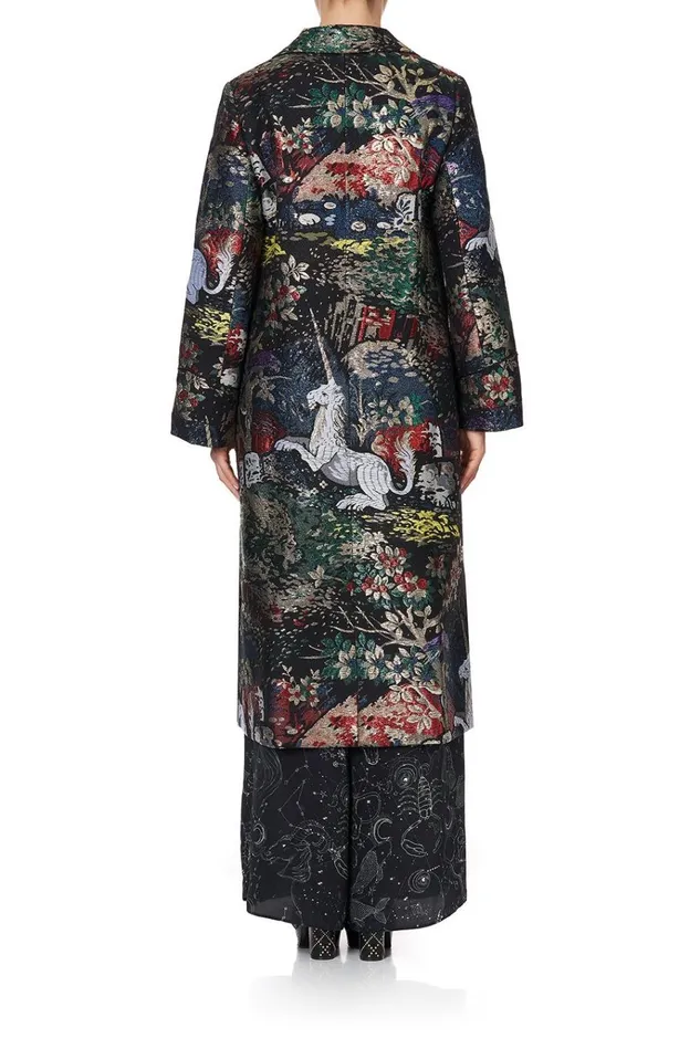 Camilla Jackets Women Long Jacket With Side Splits Midnight Moon House