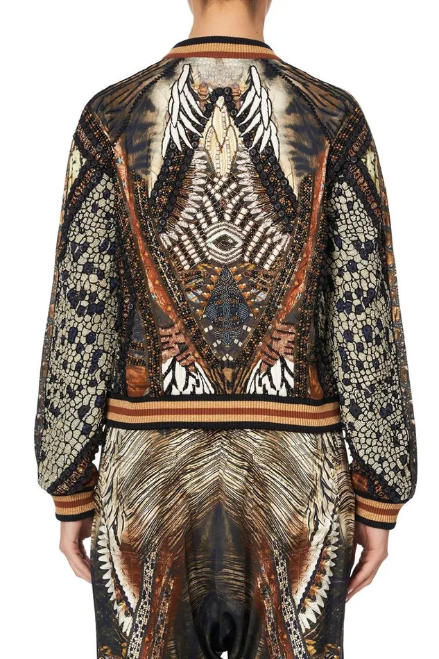 Camilla Jackets Women Raglan Sleeve Bomber Jacket Kakadu Calling