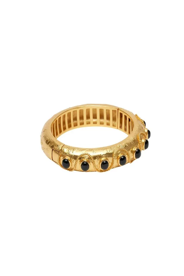 Camilla Jewellery Women Valere Black Onyx Cordelia Bangle Multi