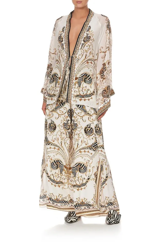Camilla Kimonos Women Kimono Layer With Tie Night Waiting For Day