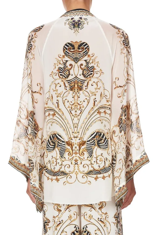 Camilla Kimonos Women Kimono Layer With Tie Night Waiting For Day