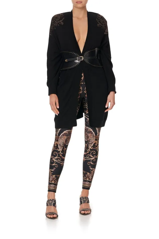 Camilla Knitwear Women Dolman Shoulder Pad Cardigan Studio 54