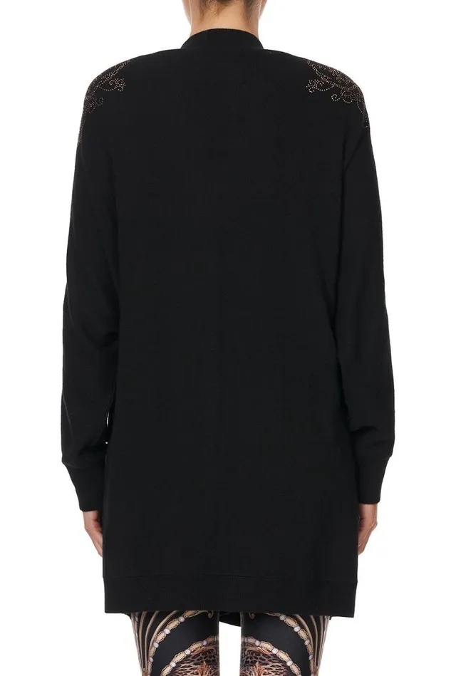 Camilla Knitwear Women Dolman Shoulder Pad Cardigan Studio 54
