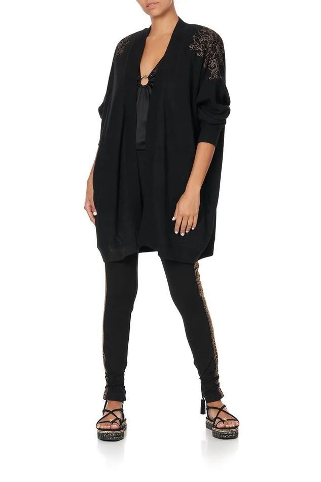 Camilla Knitwear Women Dolman Shoulder Pad Cardigan Studio 54