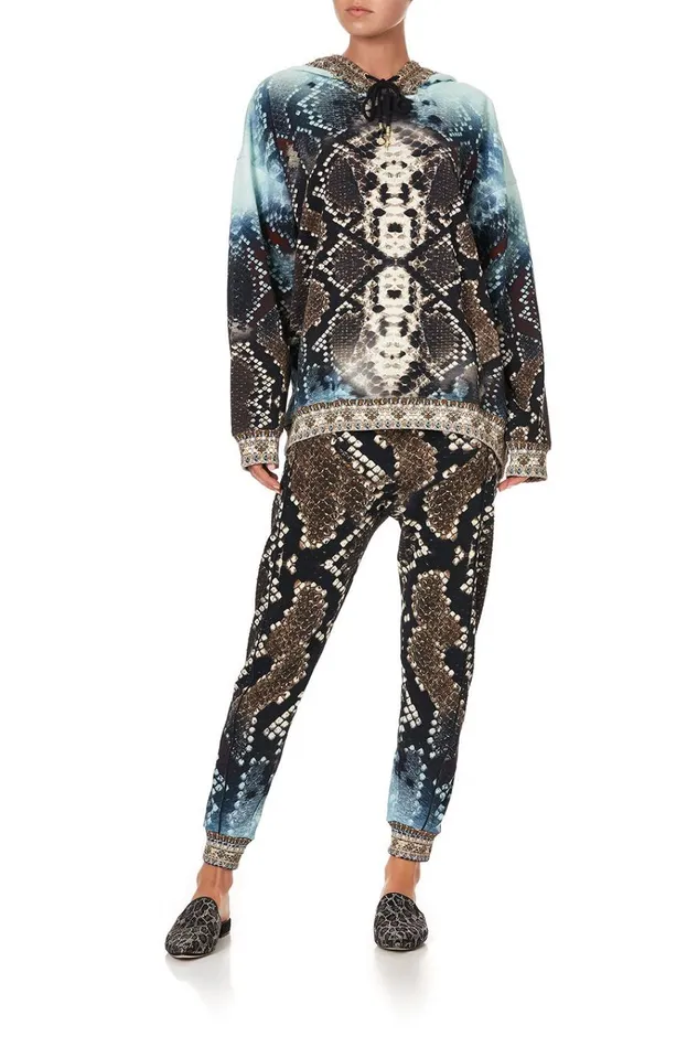 Camilla Loungewear Women Oversize Boyfriend Hoodie Prey