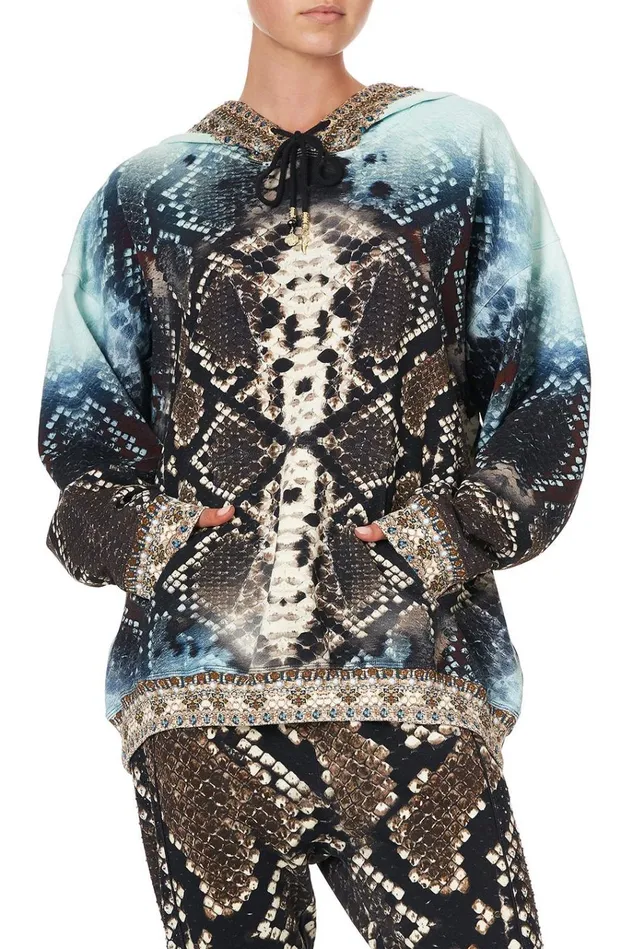 Camilla Loungewear Women Oversize Boyfriend Hoodie Prey