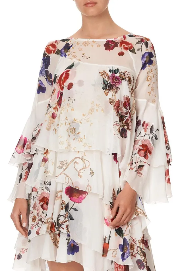 Camilla Mini Dresses Women Flared Layered Dress Fairy Godmother