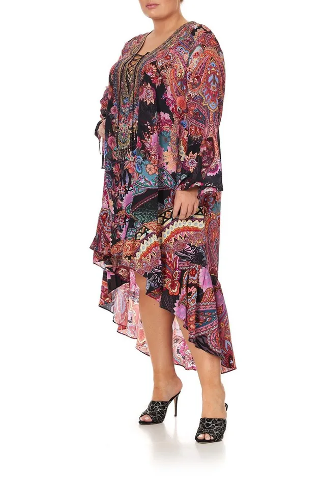 Camilla Mini Dresses Women Short Dress With High Low Hem Swinging Sixties