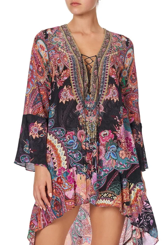 Camilla Mini Dresses Women Short Dress With High Low Hem Swinging Sixties