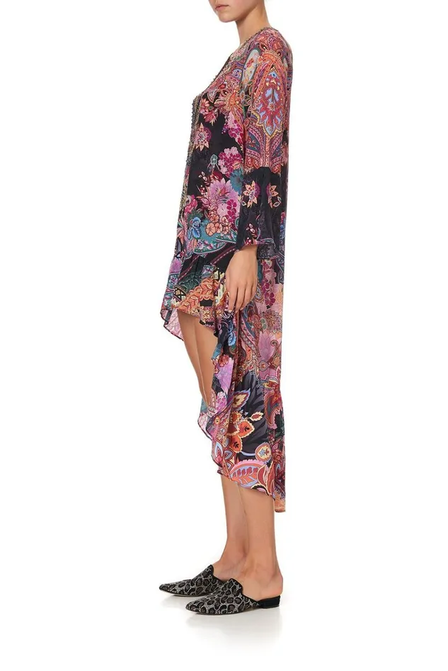 Camilla Mini Dresses Women Short Dress With High Low Hem Swinging Sixties