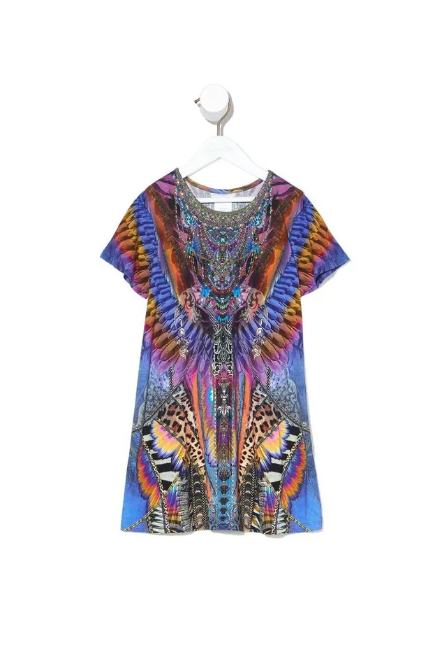 Camilla Party Dresses Women Infants Tshirt Dress With Flare Hem Love On The Wing
