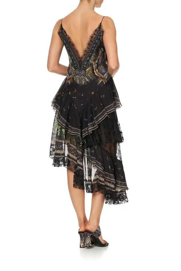 Camilla Party Dresses Women Layered Asymmetrical Dress Maternal Instinct