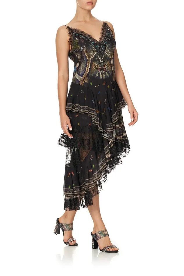 Camilla Party Dresses Women Layered Asymmetrical Dress Maternal Instinct