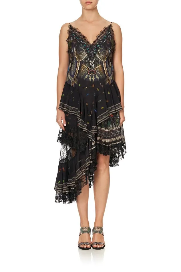 Camilla Party Dresses Women Layered Asymmetrical Dress Maternal Instinct